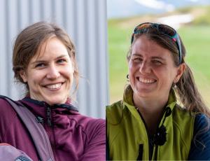 Corina Müller und Franziska Lörcher haben gemeinsam mit der Wildhut und dem ganzen Bartgeierteam vor Ort für die erfolgreiche Auswilderung von Donna Elvira und BelArosa gesorgt (c) Hansruedi Weyrich