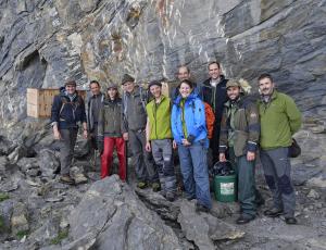 Unser Projektteam bei einer Auswilderungsaktion in Melchsee-Frutt (c) weyrichfoto.ch